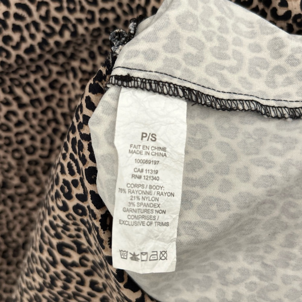 GARAGE LEOPARD PRINT BODYCON MINI DRESS - Picture 4 of 4